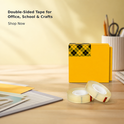 Double-Sided Craft Tape – 0.5 Inch × 500 Inches
