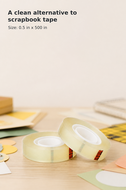 Double-Sided Craft Tape – 0.5 Inch × 500 Inches